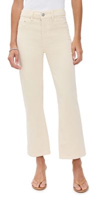 DL1961 Patti Straight High Rise Ankle Corduroy Jeans Manilla (Corduroy) 32