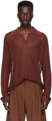 Bonsai Burgundy Lace Polo
