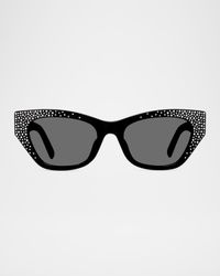 GV4019ISW Embellished Acetate Cat-Eye Sunglasses