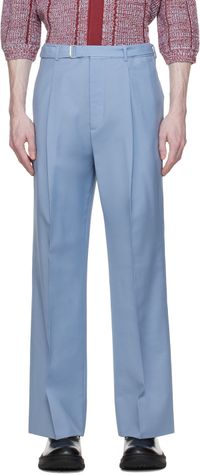 Lanvin Pantalon ample bleu