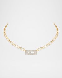 MY MOVE 18K YELLOW GOLD NECKLACE