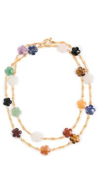 Brinker + Eliza Lana Necklace Gemstone Multi One Size