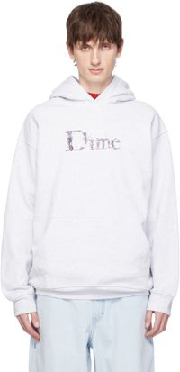 Dime Pull à capuche gris à logo Steampunk