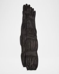 Montserate Bubble Leather Gloves