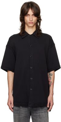 Greg Lauren Chemise Studio en jersey bouclette