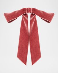 Adley Velvet Bow Barrette
