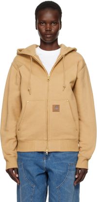 Carhartt Work In Progress Beige Eldon Hoodie