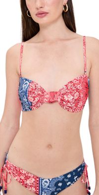 Agua Bendita Lucille Atma Bikini Top Multicolor S