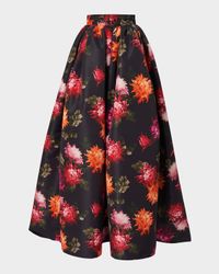 Floral-Print Ball Skirt