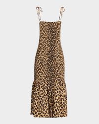 Canto Smocked Poplin Dress