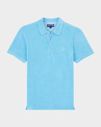 Men's Organic Terry Polo Shirt