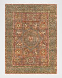 Gable Colors Hand Knotted Rug, 9' x 12'
