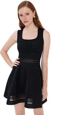 SIMKHAI Lottie Mini Dress Black L