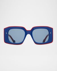 Bumper Square Acetate Sunglasses