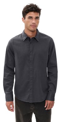 rag & bone Tomlin Stretch Dobby Shirt Dksdw M