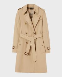 Kensington Organic Belted Double-Breasted Trench Coat
