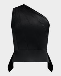 The Betty One-Shoulder Peplum Top