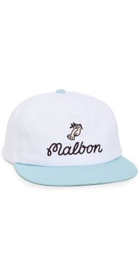 Malbon Golf Hawk & Dove Snapback Cap White One Size