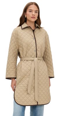 rag & bone Kelly Quilted Jacket Tan M