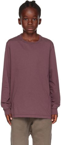 Rick Owens Kids Purple Level Long Sleeve T-Shirt