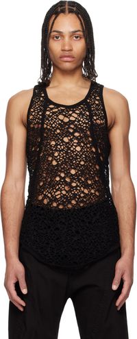Julius Black Lathrus Tank Top
