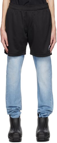 1017 ALYX 9SM Blue & Black Layered Jeans