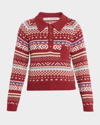 Liza Fairisle Raglan Sweater