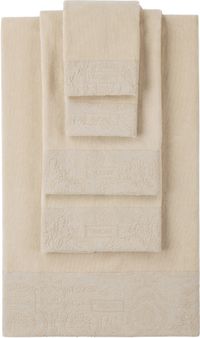 Versace Beige Barocco Towel Set, 5 pcs
