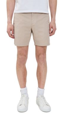 Theory Hanson Twill Zaine Shorts 7 Earl Grey 32