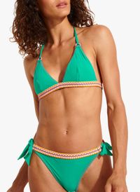 Banana Moon - Haut de maillot de bain forme triangle - Taille 42 - Vert