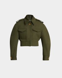 Cocoon Cropped Utility Jacket