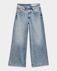 Andi Embellished Wide Ankle Jeans