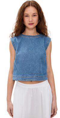 Velvet Loren Denim Top Indigo XL