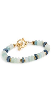 Brinker + Eliza Meg Bracelet Kyanite/Aquamarine One Size