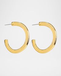 Flat Hoop Earrings