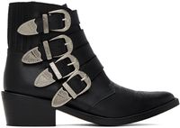 Toga Pulla Bottes de cowboy noires