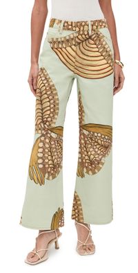 Ulla Johnson Willow Jeans Water Blossoms 28