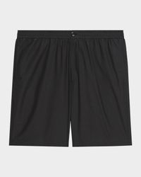 Men's Stretch Waistband Flat-Front Shorts