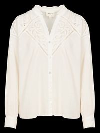 Maison 123 - Chemise droite en coton - Taille 46 - Blanc