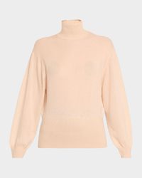 Camino Cashmere-Silk Turtleneck Sweater