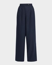 Atlas Pinstripe Twill Trousers