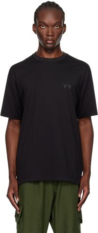 Y-3 Black Regular T-Shirt