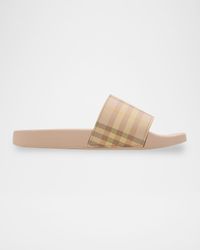 Furley Check Slide Sandals