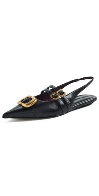 Marc Jacobs The Doll Shoe Slingback Flats Black 37
