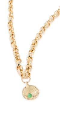 Alexa Leigh Tiger's Eye Necklace Green One Size