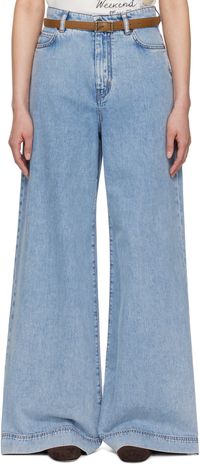 Weekend Max Mara Jean Vega bleu