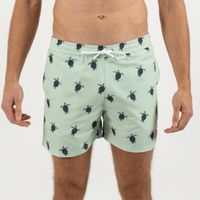 Vendredi Swimwear - Short de bain en fibres recyclées le galapago - Taille 3XL - Vert