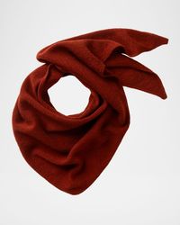 Gauzy Cashmere Triangle Neck Tie