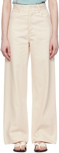 Baserange Off-White Navalo Trousers