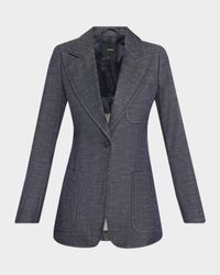 Cassini Single-Button Denim Jacket